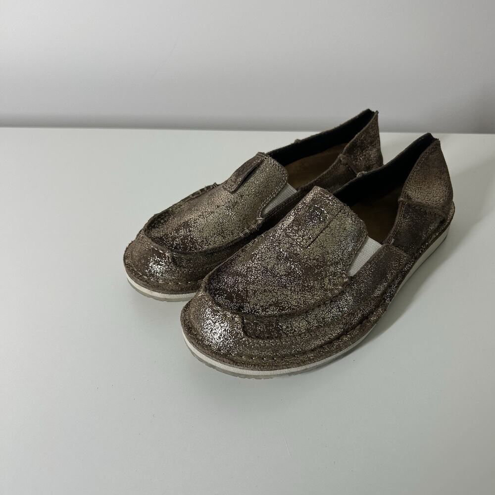 Ariat Metallic Bronze Slip-On Loafers